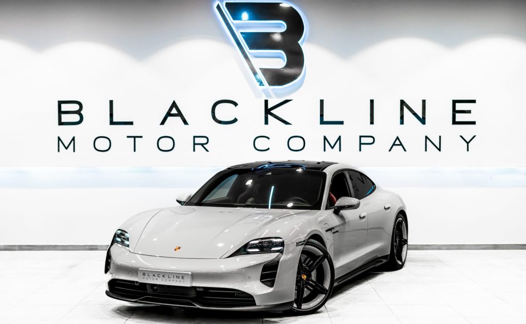2023 Porsche Taycan GTS — sold by Blackline Motor Company, Dubai