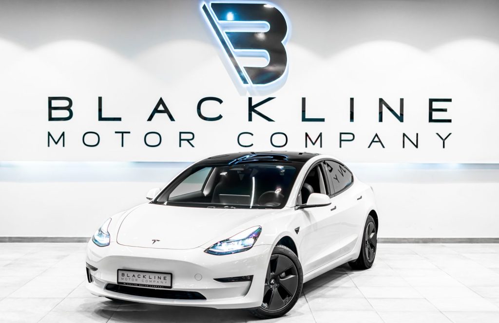 2023 Tesla Model 3 Long Range Dual Motor — sold by Blackline Motor Company, Dubai