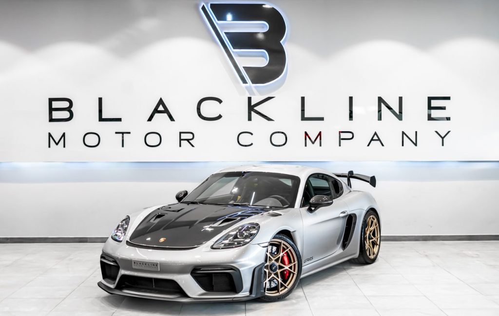2022 Porsche Cayman GT4 RS — sold by Blackline Motor Company, Dubai