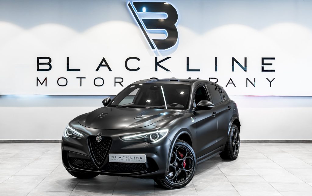 2022 Alfa Romeo Stelvio Quadrofoglio — sold by Blackline Motor Company, Dubai