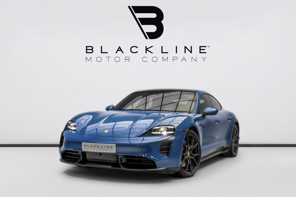 2023 Porsche Taycan GTS — sold by Blackline Motor Company, Dubai