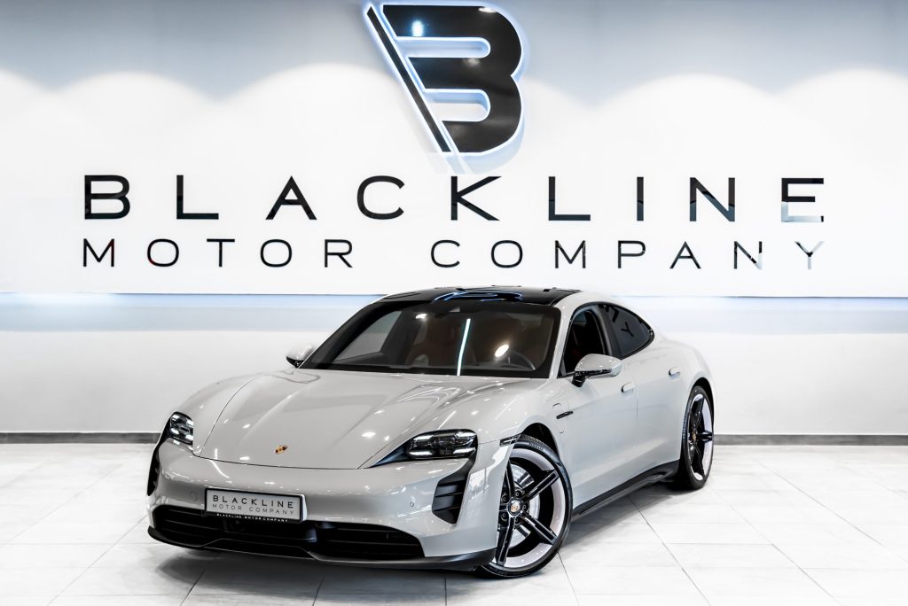 2023 Porsche Taycan GTS — sold by Blackline Motor Company, Dubai
