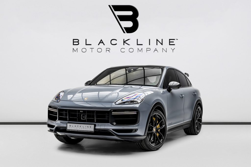 2022 Porsche Cayenne Turbo GT — sold by Blackline Motor Company, Dubai