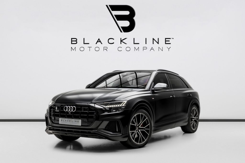 2022 Audi Q8 S-Line 55 TFSI — sold by Blackline Motor Company, Dubai