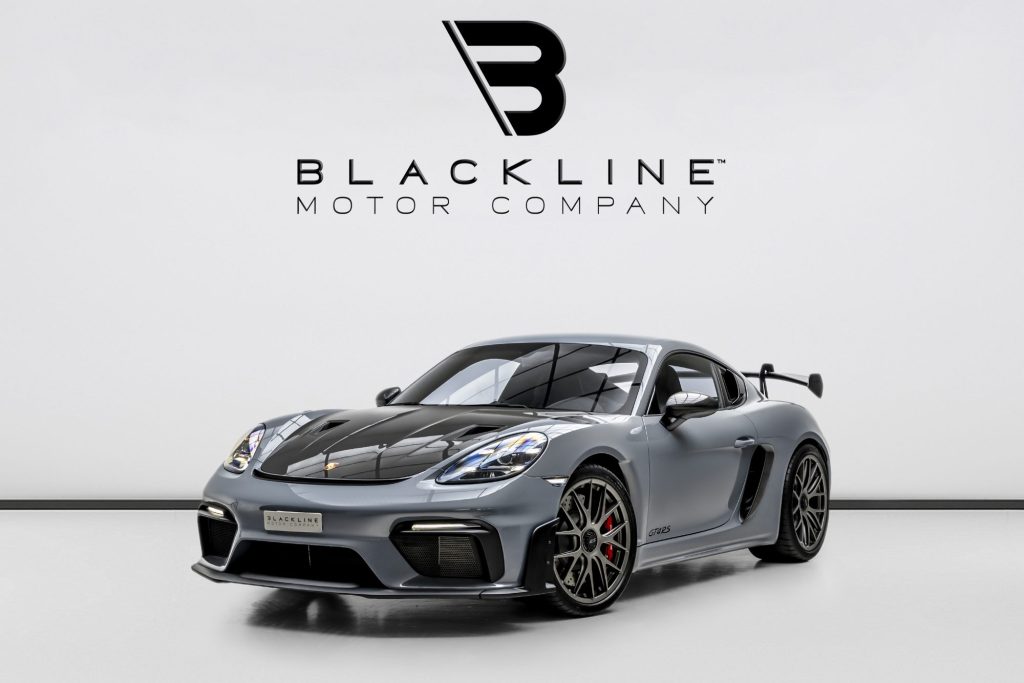 2025 Porsche Cayman GT4 RS — sold by Blackline Motor Company, Dubai