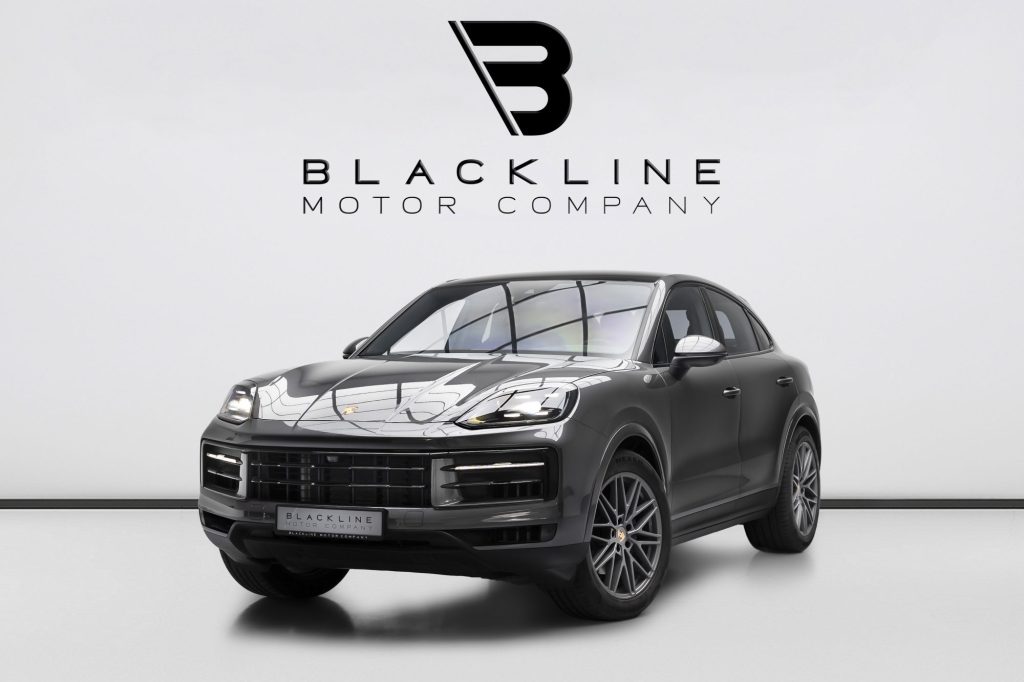 2024 Porsche Cayenne Coupe — sold by Blackline Motor Company, Dubai