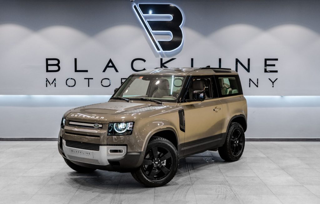 2022 Land Rover Defender 90 P300 SE — sold by Blackline Motor Company, Dubai