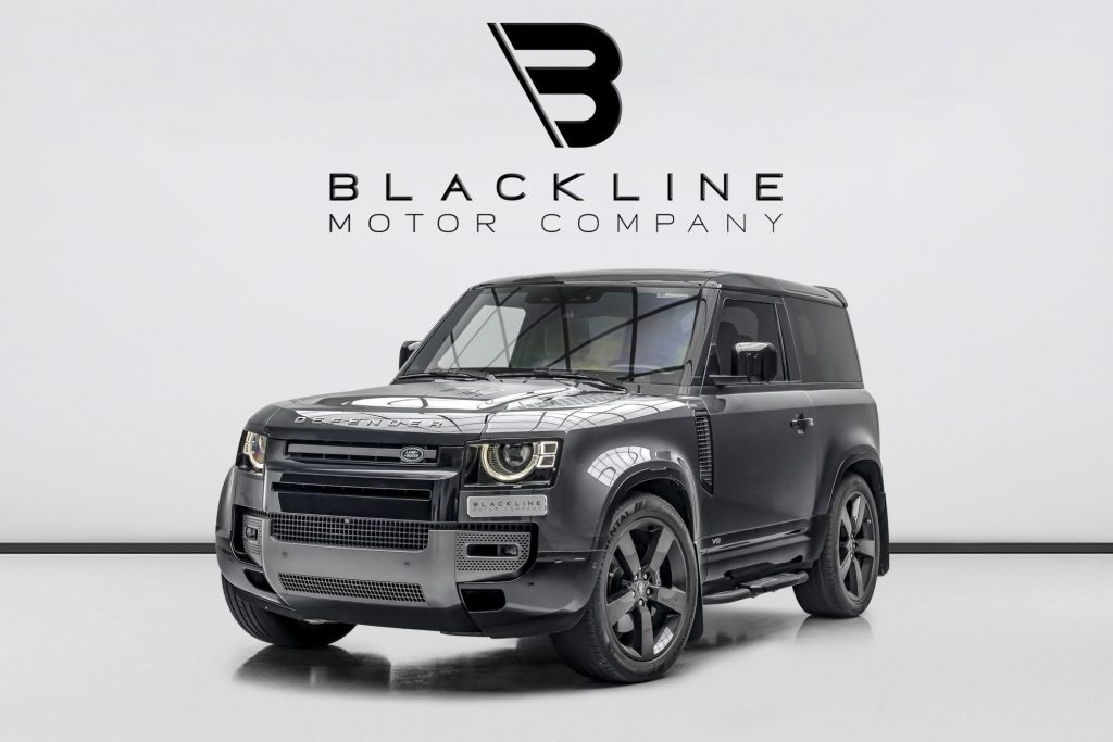 2023 Land Rover Defender 90 V8 — sold by Blackline Motor Company, Dubai