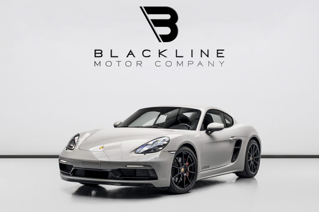 2024 Porsche 718 Cayman GTS — sold by Blackline Motor Company, Dubai