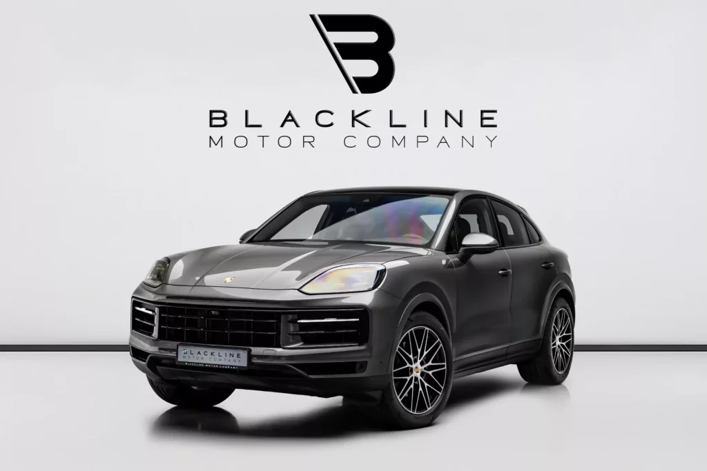 2025 Porsche Cayenne Coupe — sold by Blackline Motor Company, Dubai