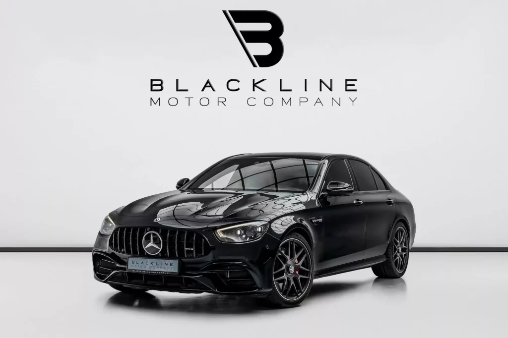 2021 Mercedes-AMG E63s — sold by Blackline Motor Company, Dubai