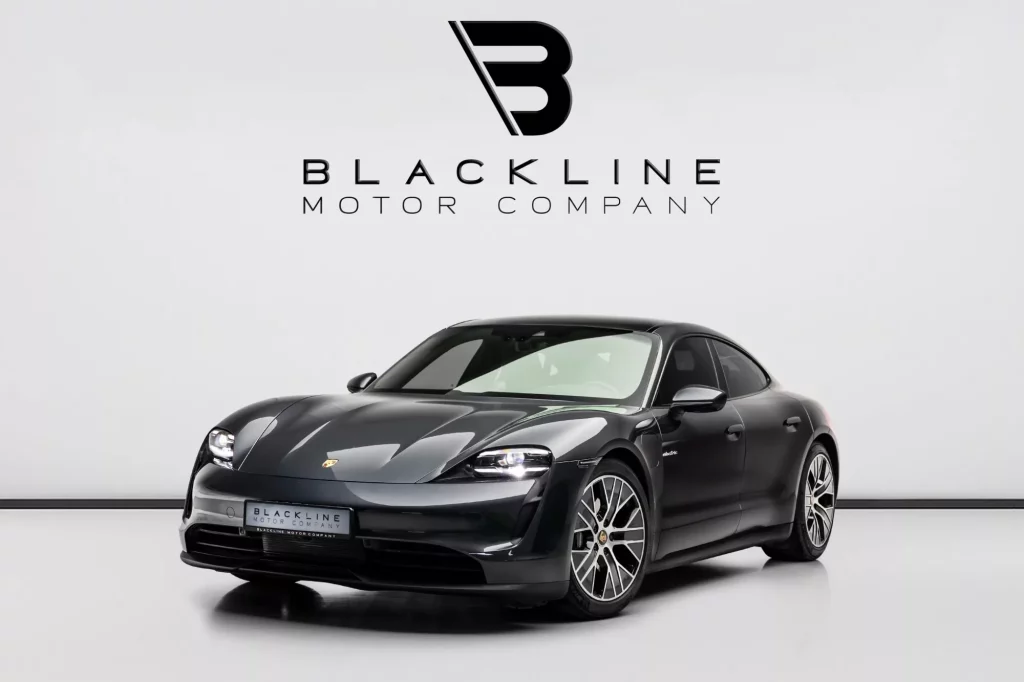 2023 Porsche Taycan — sold by Blackline Motor Company, Dubai