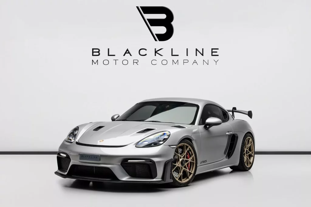 2025 Porsche Cayman GT4 RS — sold by Blackline Motor Company, Dubai