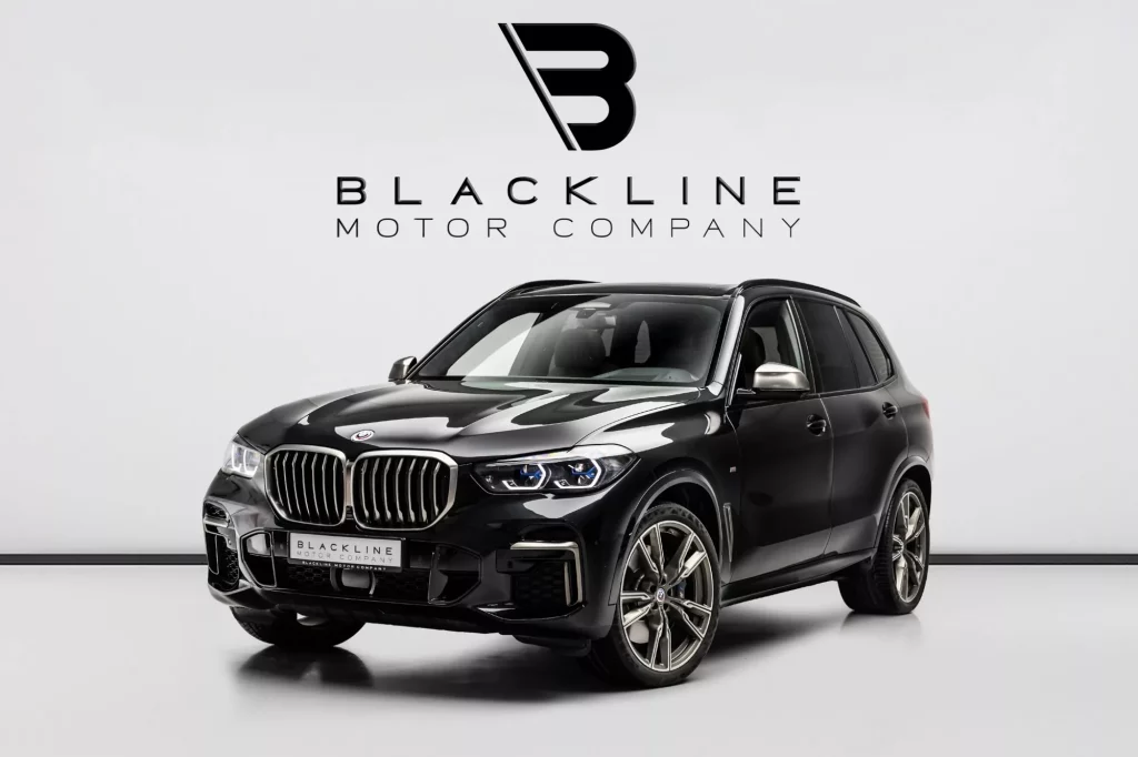2023 BMW X5 M50i — sold by Blackline Motor Company, Dubai