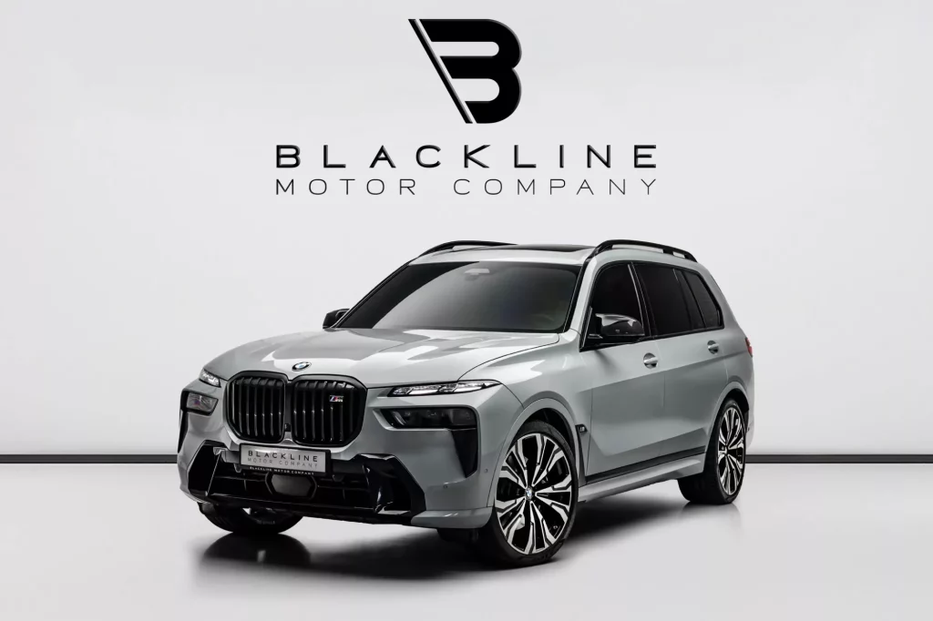 2024 BMW X7 M60i — sold by Blackline Motor Company, Dubai