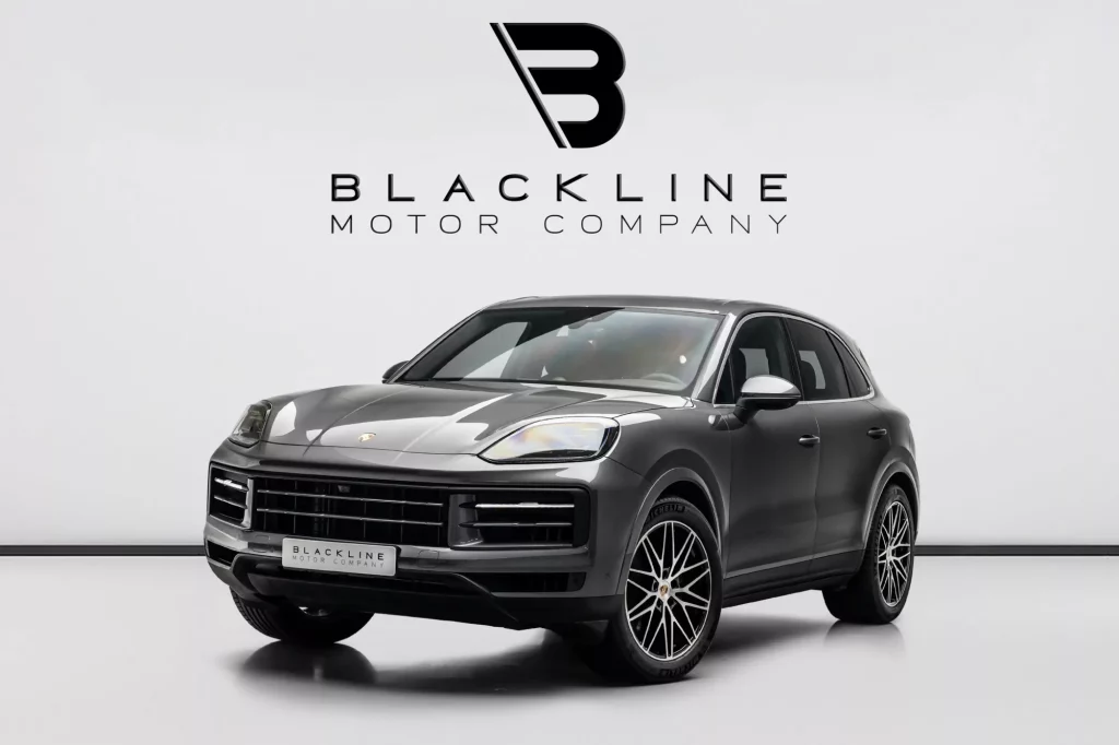 2025 Porsche Cayenne — sold by Blackline Motor Company, Dubai