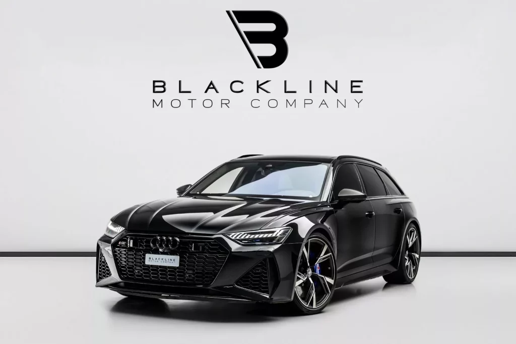 2021 Audi RS6 — sold by Blackline Motor Company, Dubai