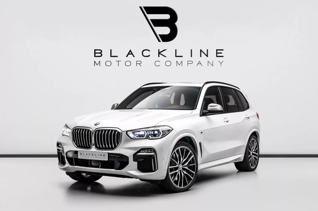 2022 BMW X5 M50i — sold by Blackline Motor Company, Dubai