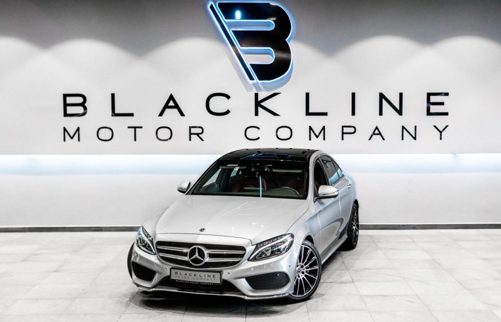 2018 Mercedes-Benz C200 AMG — sold by Blackline Motor Company, Dubai