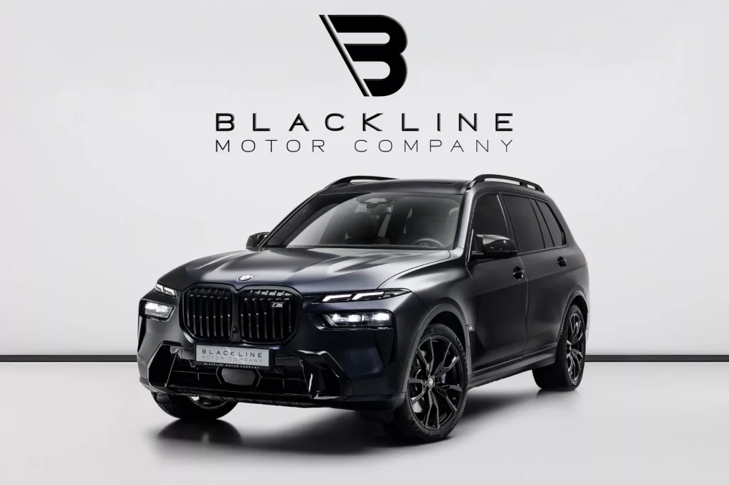 2024 BMW X7 M60i — sold by Blackline Motor Company, Dubai