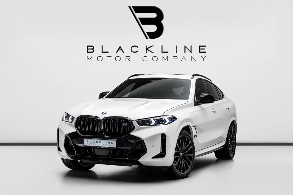 2024 BMW X6 M60i — sold by Blackline Motor Company, Dubai