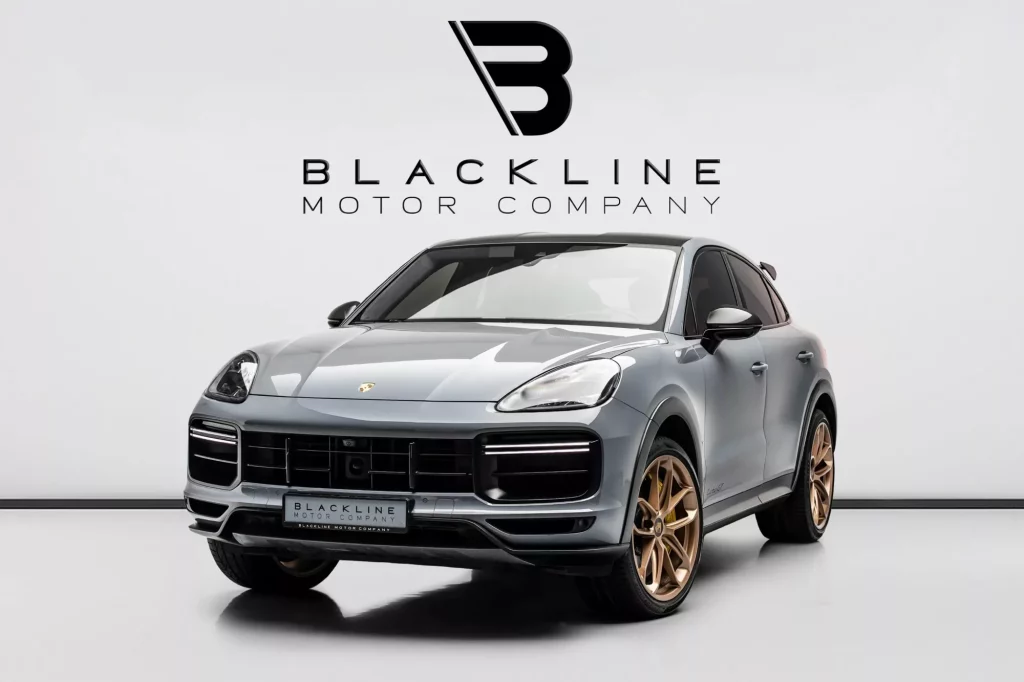 2022 Porsche Cayenne Turbo GT — sold by Blackline Motor Company, Dubai