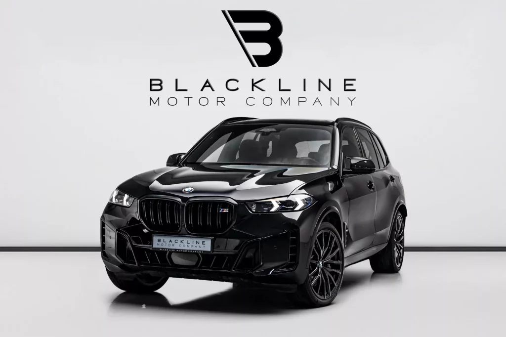 2024 BMW X5 M60i — sold by Blackline Motor Company, Dubai