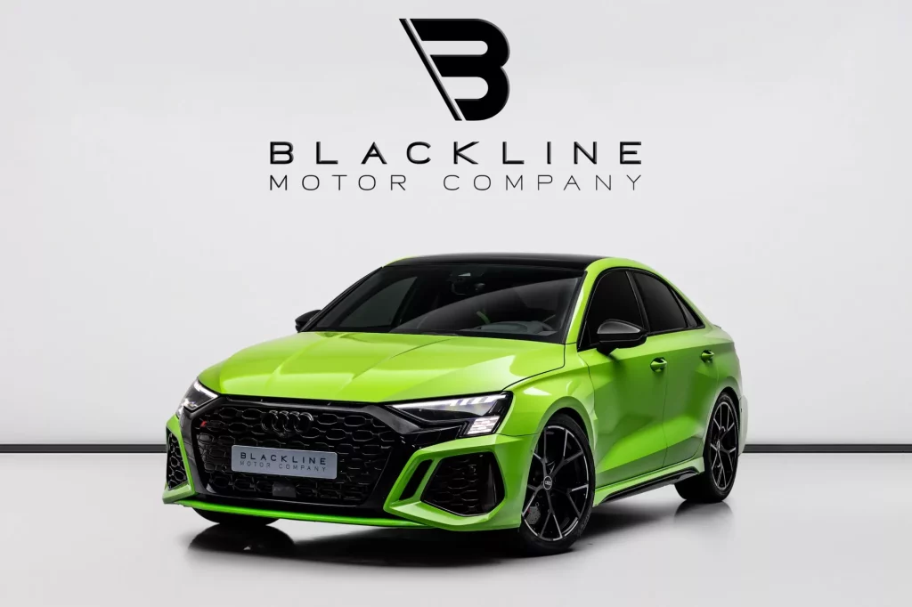 2022 Audi RS3 — sold by Blackline Motor Company, Dubai