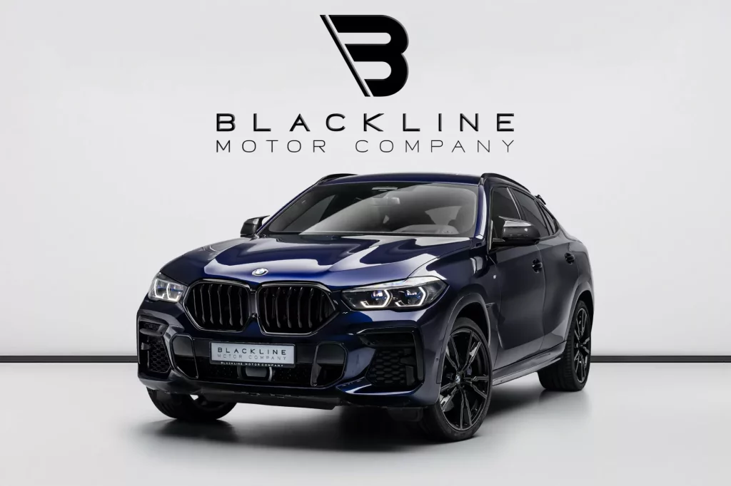 2022 BMW X6 M50i — sold by Blackline Motor Company, Dubai