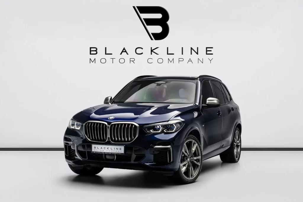 2022 BMW X5 M50i — sold by Blackline Motor Company, Dubai