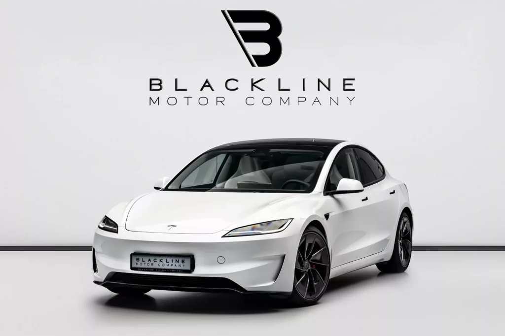 2025 Tesla Model 3 Performance — sold by Blackline Motor Company, Dubai