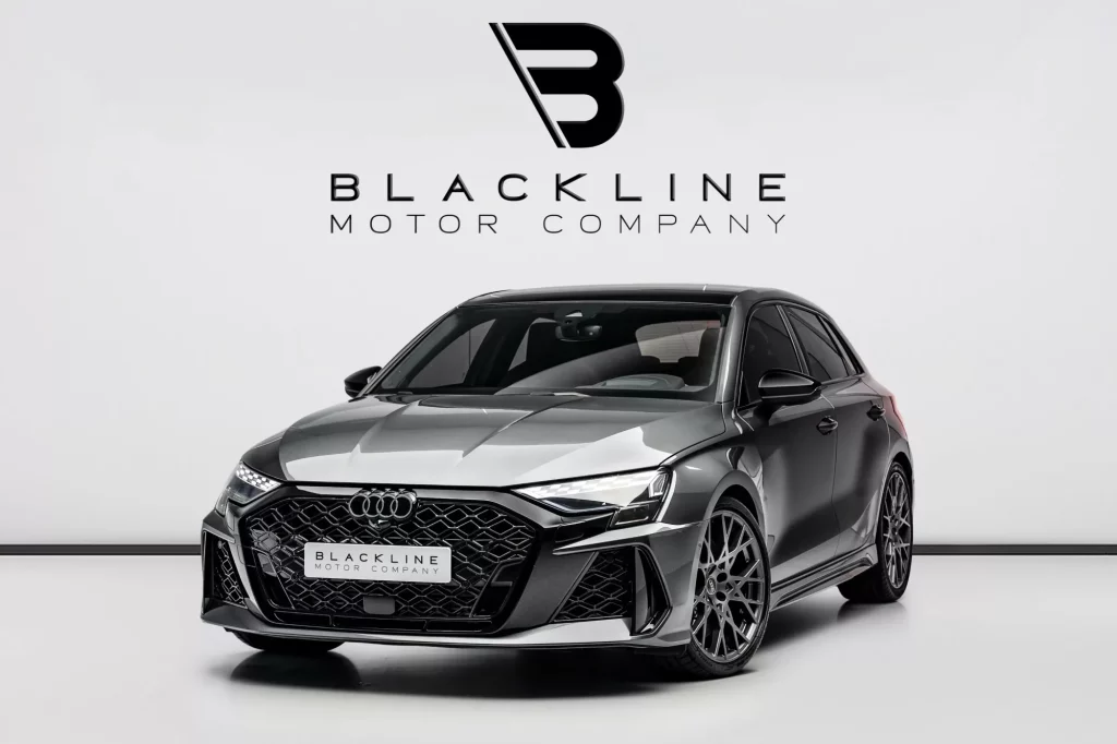 2025 Audi RS3 — sold by Blackline Motor Company, Dubai