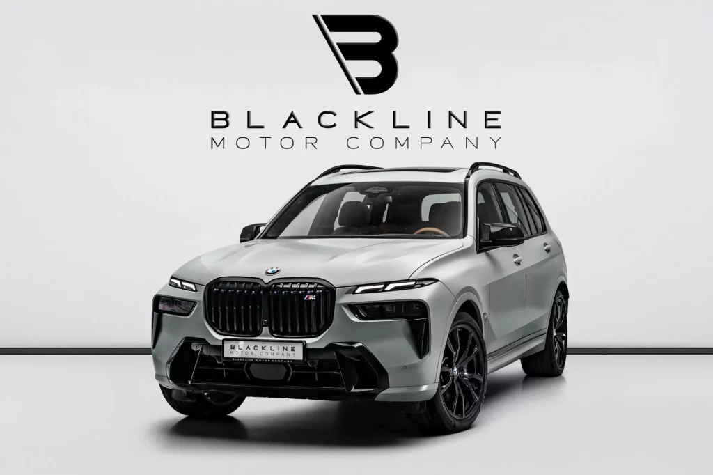 2024 BMW X7 M60i — sold by Blackline Motor Company, Dubai
