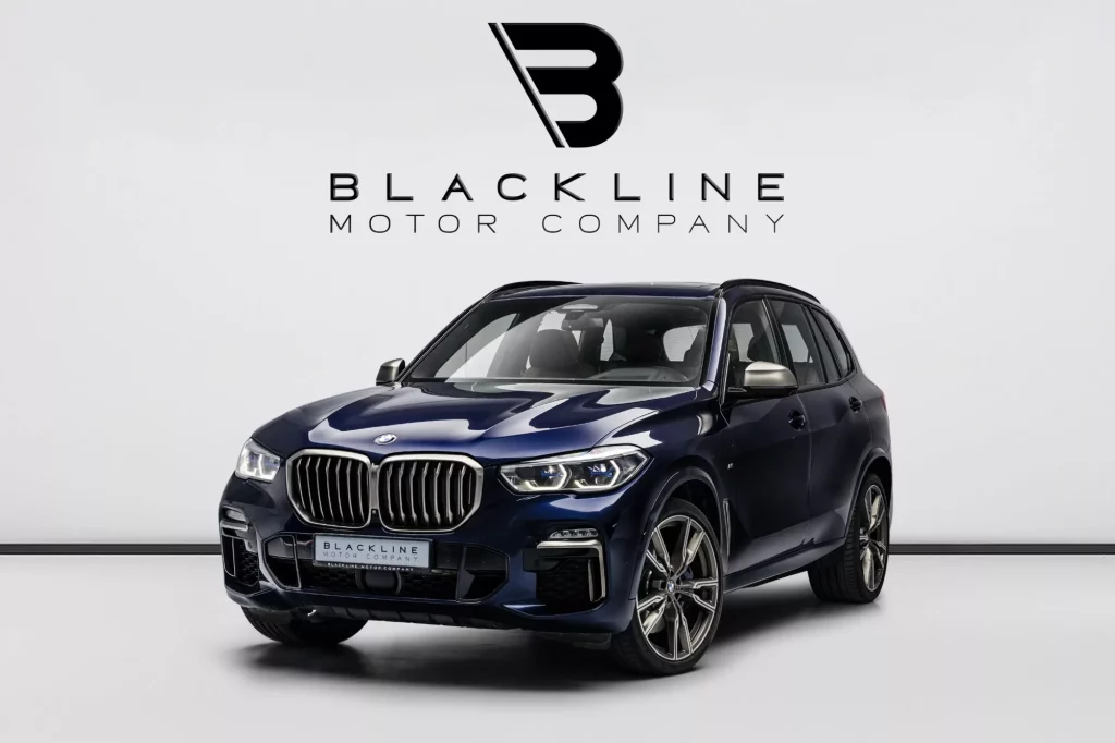 2021 BMW X5 M50i — sold by Blackline Motor Company, Dubai