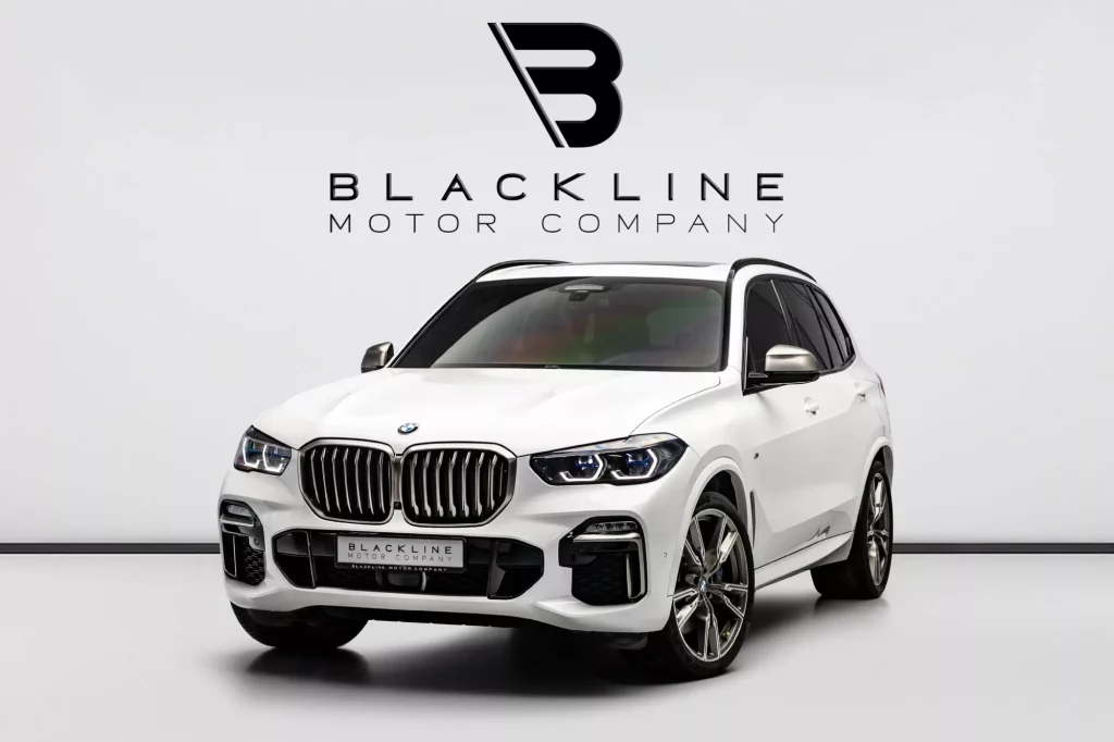 2022 BMW X5 M50i — sold by Blackline Motor Company, Dubai