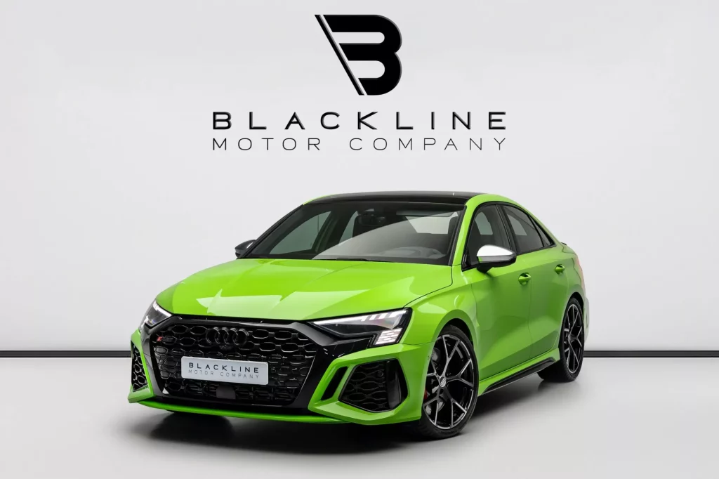 2024 Audi RS3 — sold by Blackline Motor Company, Dubai