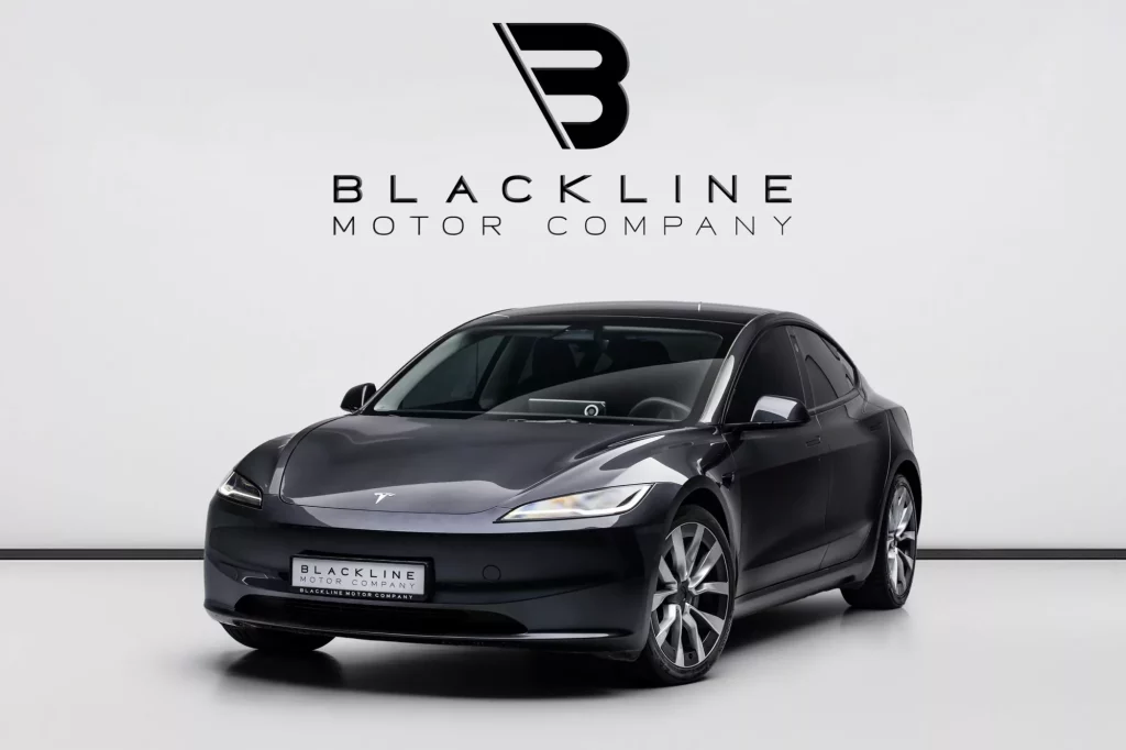 2024 Tesla Model 3 Long Range — sold by Blackline Motor Company, Dubai