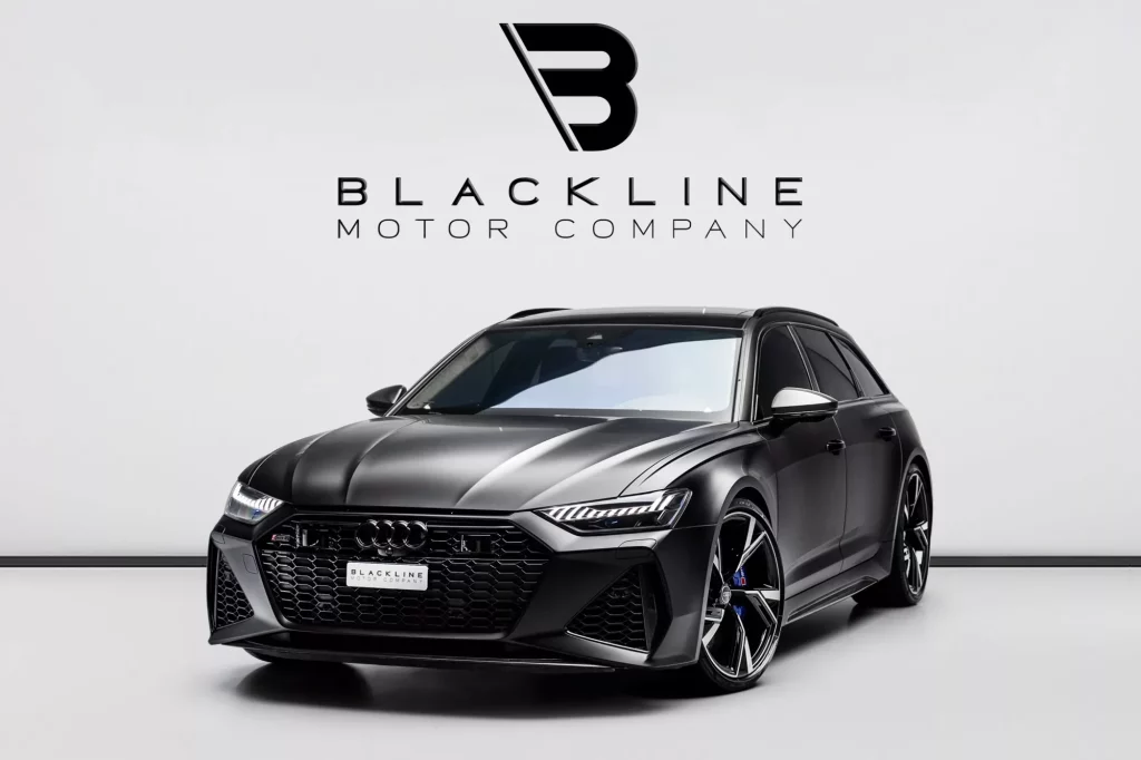 2021 Audi RS6 — sold by Blackline Motor Company, Dubai