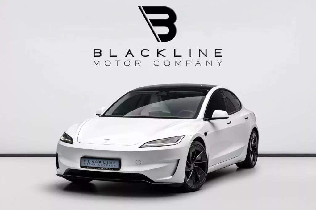 2024 Tesla Model 3 Performance — sold by Blackline Motor Company, Dubai