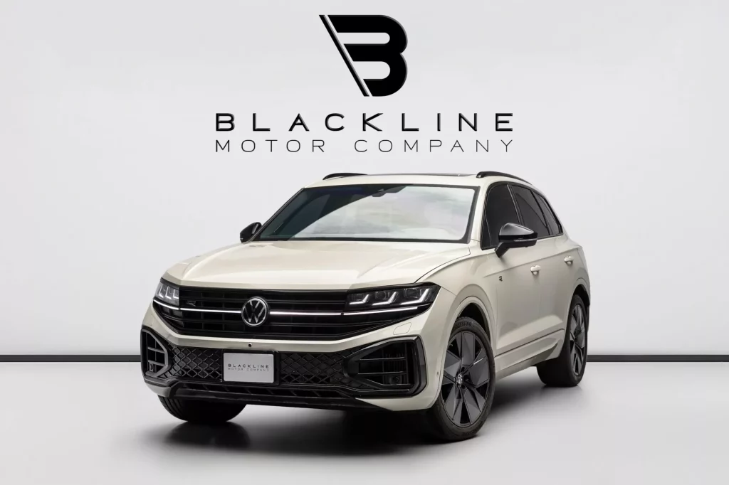 2025 Volkswagen Touareg R Line — sold by Blackline Motor Company, Dubai