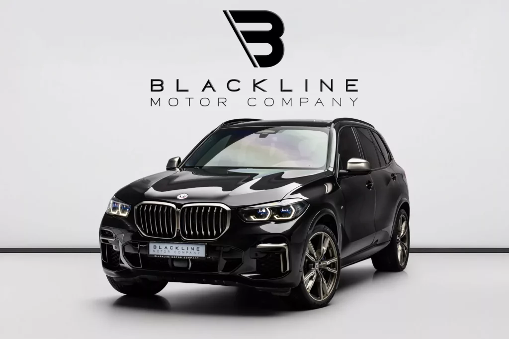 2023 BMW X5 M50i — sold by Blackline Motor Company, Dubai