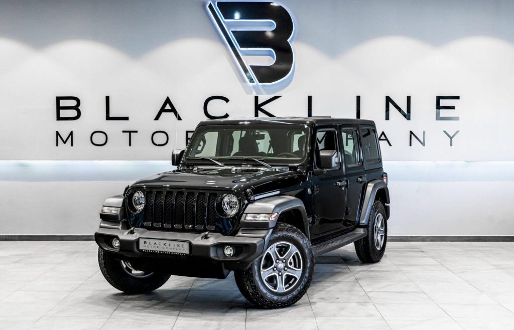 2022 Jeep Wrangler Unlimited Sport — sold by Blackline Motor Company, Dubai