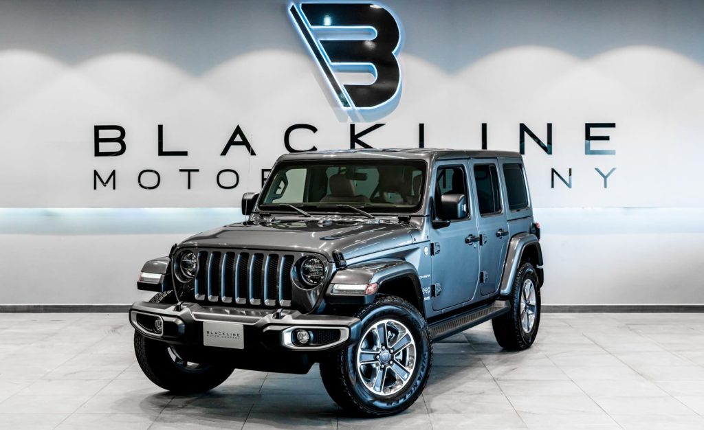 2022 Jeep Wrangler Unlimited Sahara — sold by Blackline Motor Company, Dubai