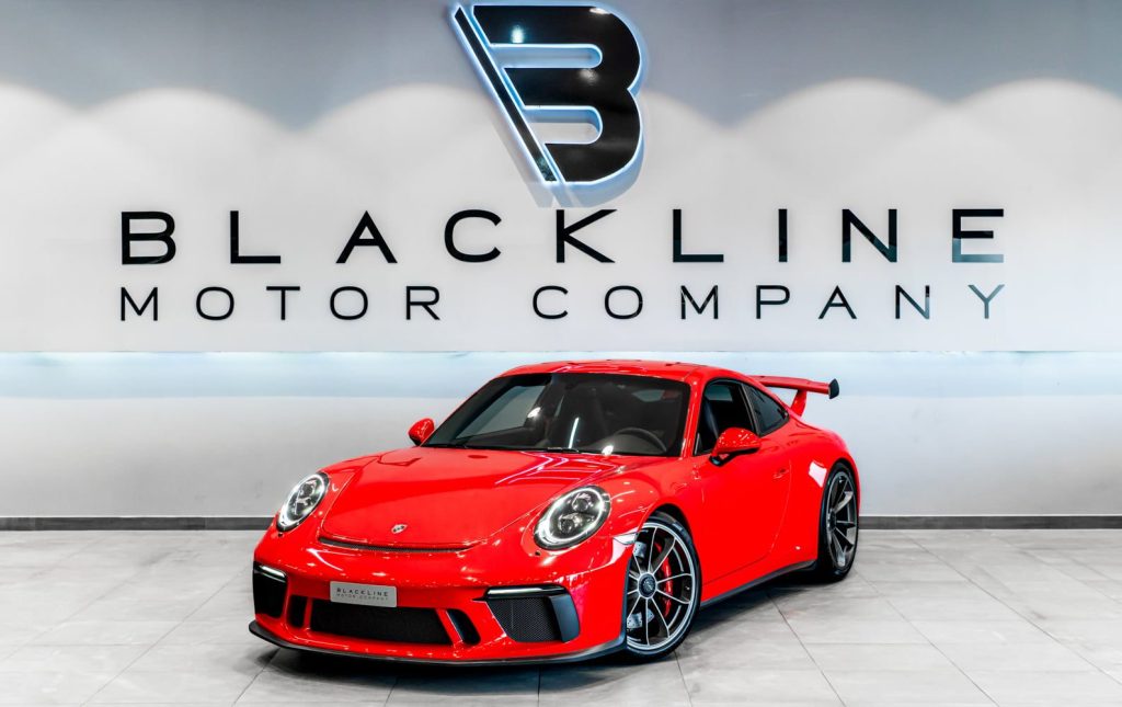 2018 Porsche 911 GT3 — sold by Blackline Motor Company, Dubai