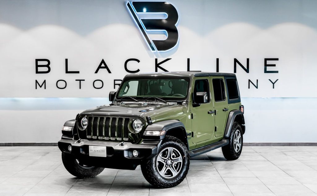 2021 Jeep Wrangler Unlimited Sport — sold by Blackline Motor Company, Dubai