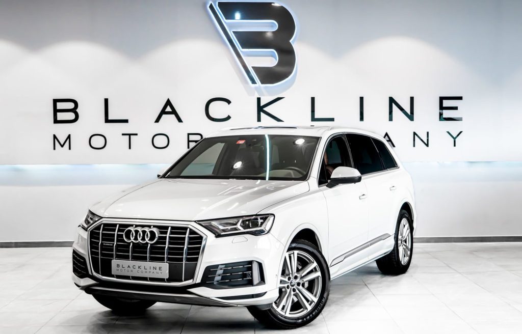 2022 Audi Q7 45TSFI Quattro — sold by Blackline Motor Company, Dubai