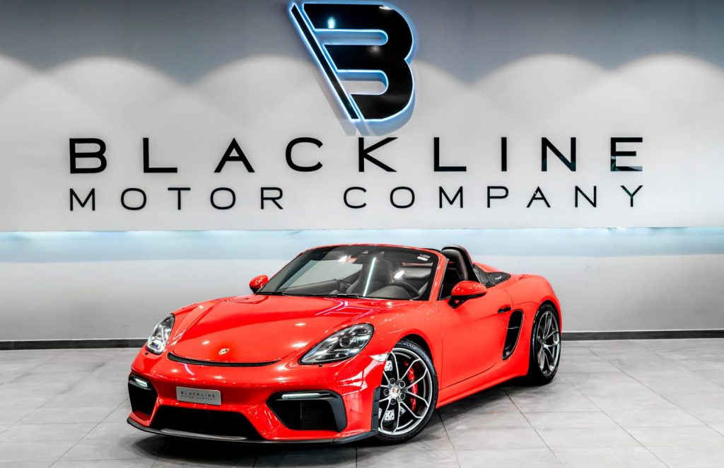2020 Porsche Porsche 718 Spyder — sold by Blackline Motor Company, Dubai