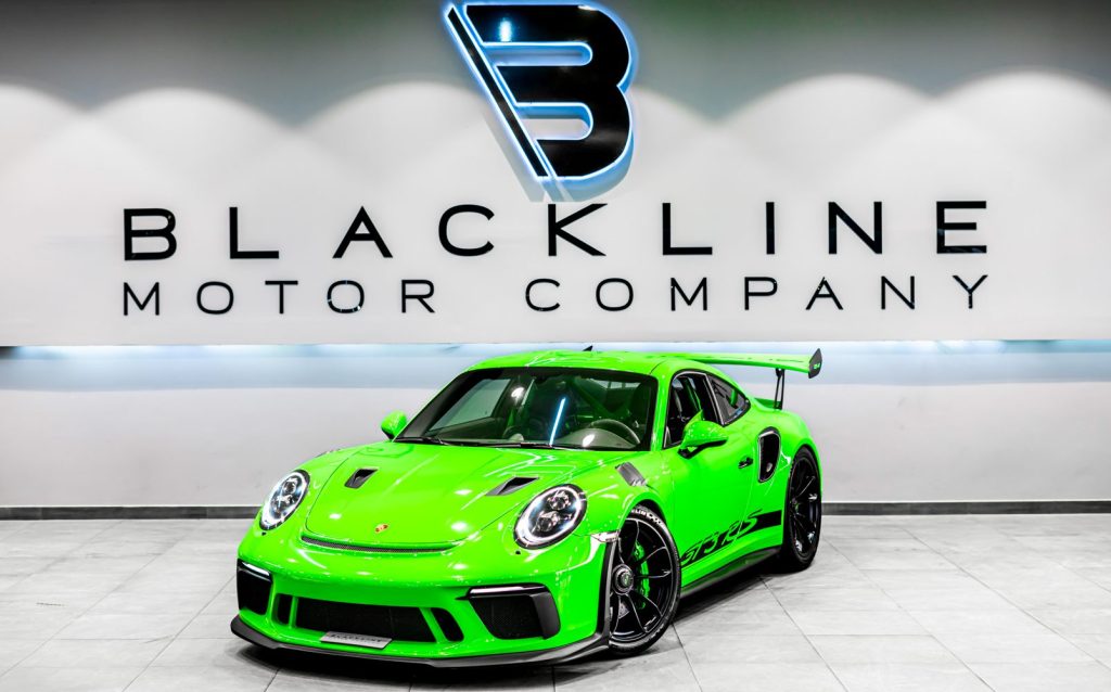 2019 Porsche 911 GT3RS — sold by Blackline Motor Company, Dubai